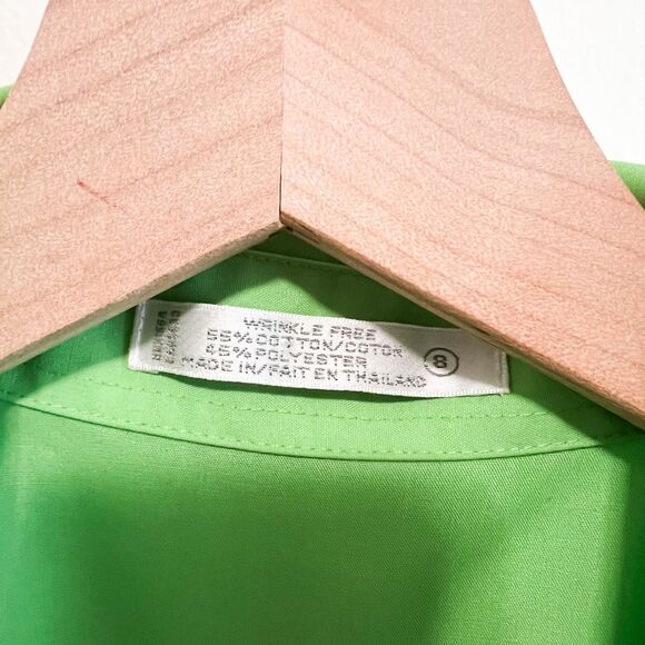 Foxcroft Wrinkle Free Button Down Shirt Size 8 - Picture 6 of 6